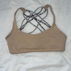 Tan lulu lemon free to be wild bra